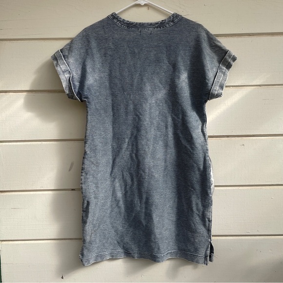 Anthropologie Holding Horses Striped Denim Tunic Shift Dress, sized Small - Picture 2 of 7